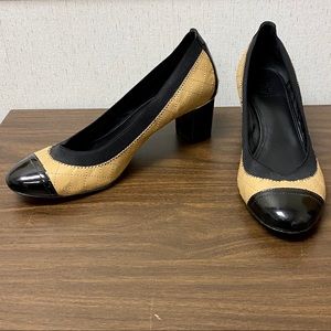 Tory Burch Quilted Chunky Heels